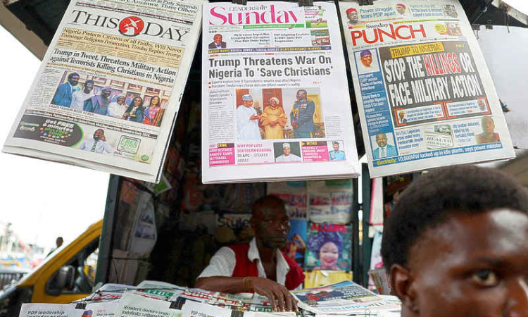 US conducting surveillance flights over Nigeria after Trump intervention threat